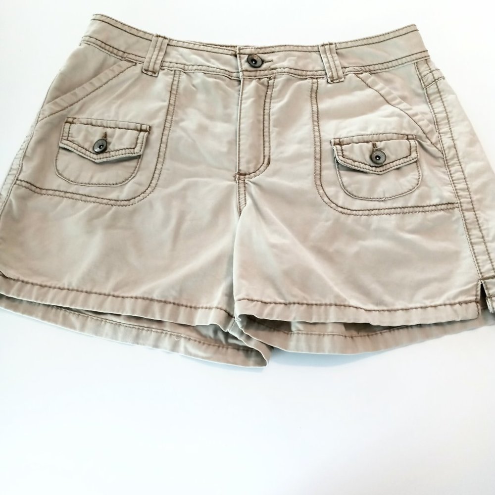Faded Glory Chino Short Pants Missy Size 10